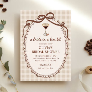 Invitación Novia en una ducha de novia de Trinidad y Tobago