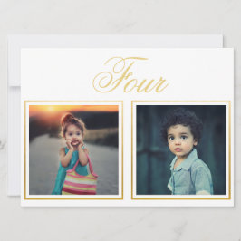 Invitación Novia Groom Age Elegate Classy Gold Table Number