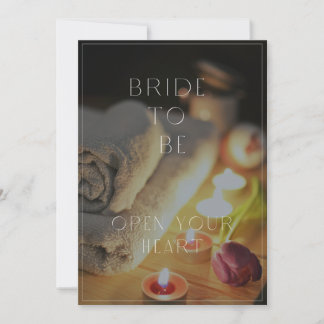 Invitación novia para abrir tu corazón profesional moderno