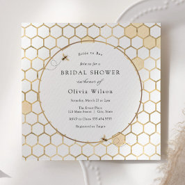 Invitación Novia para ser oro Regalo de ducha nupcial