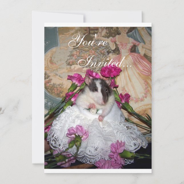 Invitación Novia Rata Trudy (Anverso)