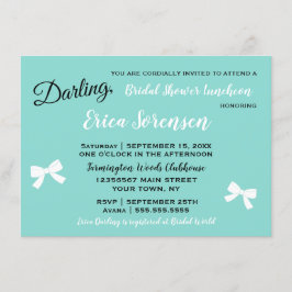 Invitación Novia y familia, pequeña vestimenta negra Fiesta T