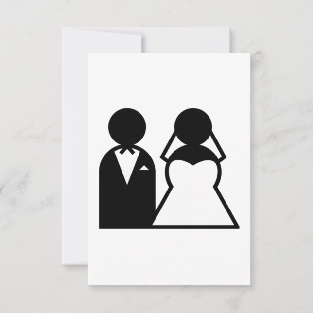 Invitación Novia y Groom (Anverso)