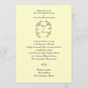 Invitación Novia y Groom