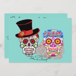 Invitación Novia y Groom hasta que la muerte nos haga Fiesta