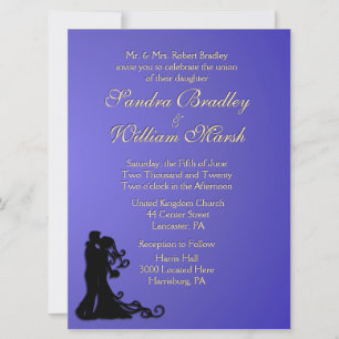 Invitación Novia y Groom Lotus