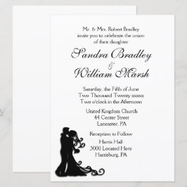 Invitación Novia y Groom White