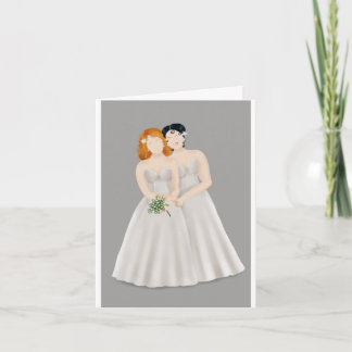 Invitación Novia y novia