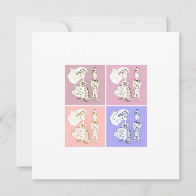 Invitación Novia y Novio (Anverso)