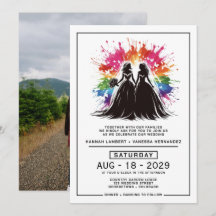 Novias Boda de Burst Rainbow