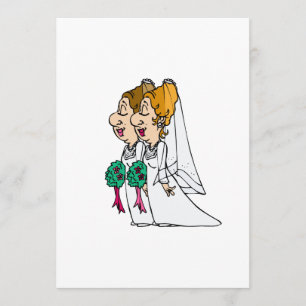 Invitación Novias que caminan abajo del pasillo