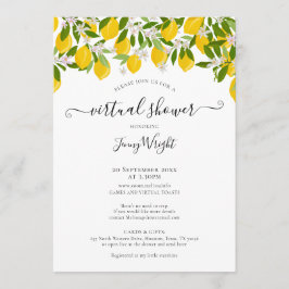 Invitación Novias virtuales en línea o lemas de Baby Shower