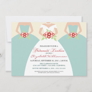 Invitación Novias y damas de honor Noche Luncheon (costa)