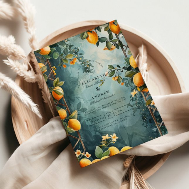 Invitación Noviazgo en Lemon Grove Boda (Subido por el creador)