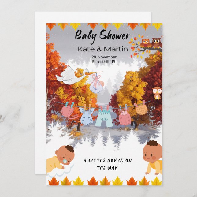 Invitación Noviembre (Anverso / Reverso)