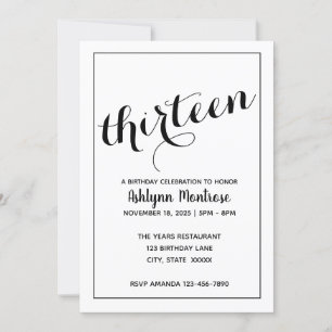 Invitación Noviembre 13 minimalista