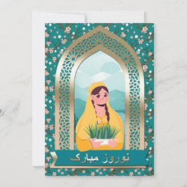 Invitación Nowruz Mubarak Fiesta de Año Nuevo persa