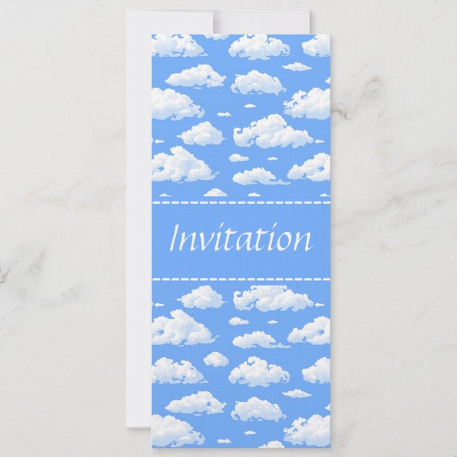 Invitación Nubes (Anverso)
