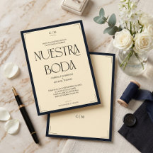 Nuestra Boda Art Deco Elegante Boda