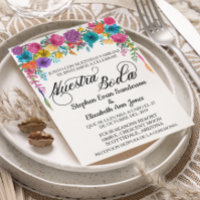 Nuestra Boda, Boda español Bright Fiesta Flower