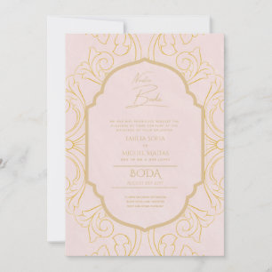 Invitación Nuestra Boda GOLD Frame España Wedding INVITE