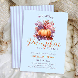 Invitación Nuestra Calabaza Pequeña Está En Camino Del Baby S