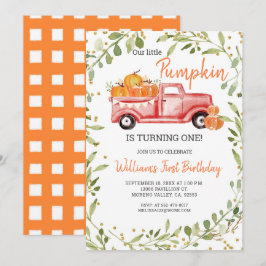 Invitación Nuestra calabaza se está volviendo una