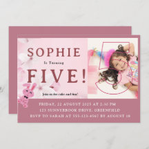 ¡Nuestra dulce princesa coneja cumple 5 años! Invi