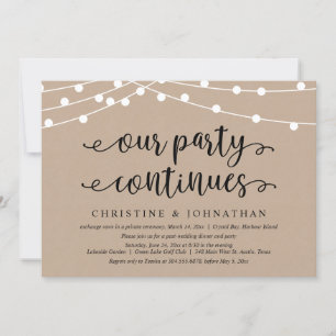 Invitación Nuestra Fiesta Continúa, Huida de Boda