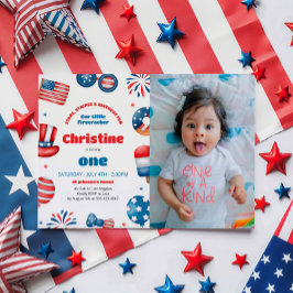 Invitación Nuestra foto de fiesta de cumpleaños de nuestro pe