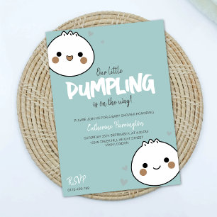 Invitación Nuestra pequeña Baby Shower de Blue Boy