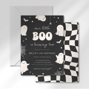 Invitación Nuestra pequeña Boo está cumpliendo dos años Invit