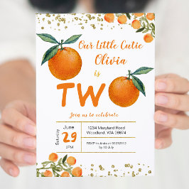 Invitación Nuestra pequeña corbata tiene dos años