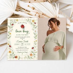 Invitación Nuestra Pequeña Dama de Amor Mariquita Fiesta de B
