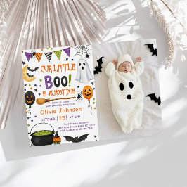 Invitación Nuestra pequeña ducha de bebé Boo