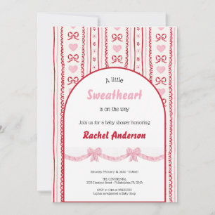 INVITACIÓN NUESTRA PEQUEÑA DULZURA FIESTA DE BABYSHOWER DEL D