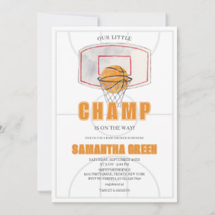 Invitación Nuestra Pequeña Fiesta de Champán para el Bebé