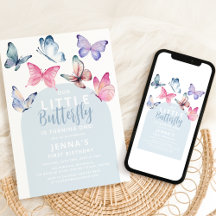 Nuestra pequeña fiesta de cumpleaños de mariposa