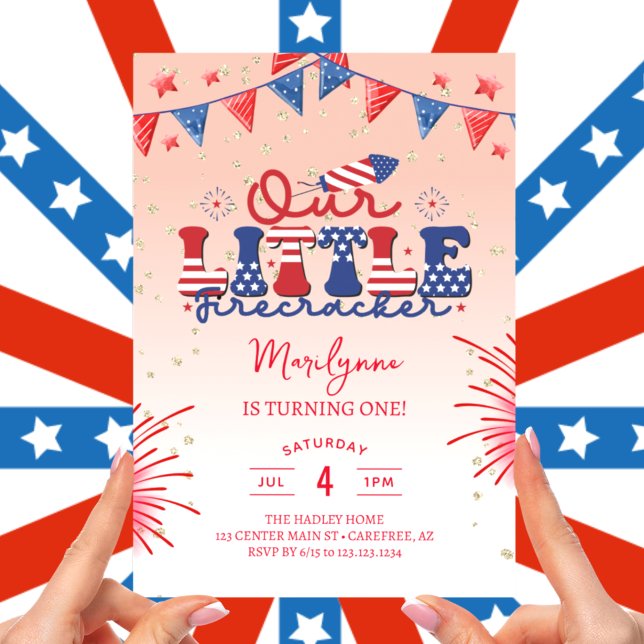 Invitación Nuestra pequeña fiesta de cumpleaños número 1 de F (Subido por el creador)
