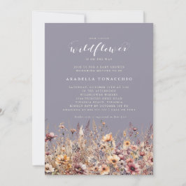 Invitación Nuestra Pequeña Flor Silvestre Fiesta Floral de Ot