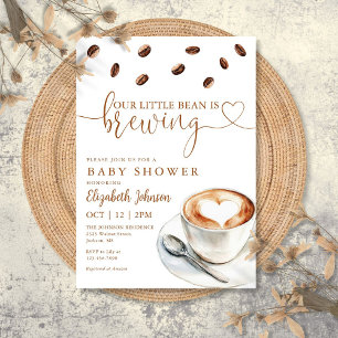 Invitación Nuestra Pequeña Judía Está Haciendo Café Baby Show