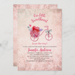 Invitación Nuestra pequeña novia está en camino a la ducha de