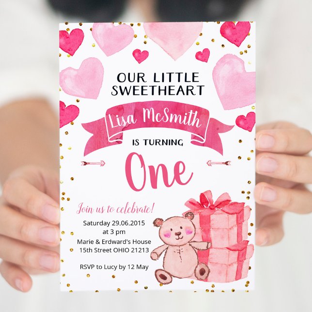 Invitación Nuestra pequeña novia está invitando. (Subido por el creador)