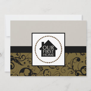 Invitación nuestra primera casa (damasco)