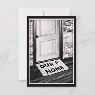 Invitación nuestra primera fotografía de la casa