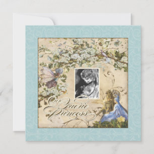 Invitación Nuestra princesa de la Faerie, la niña de la ducha