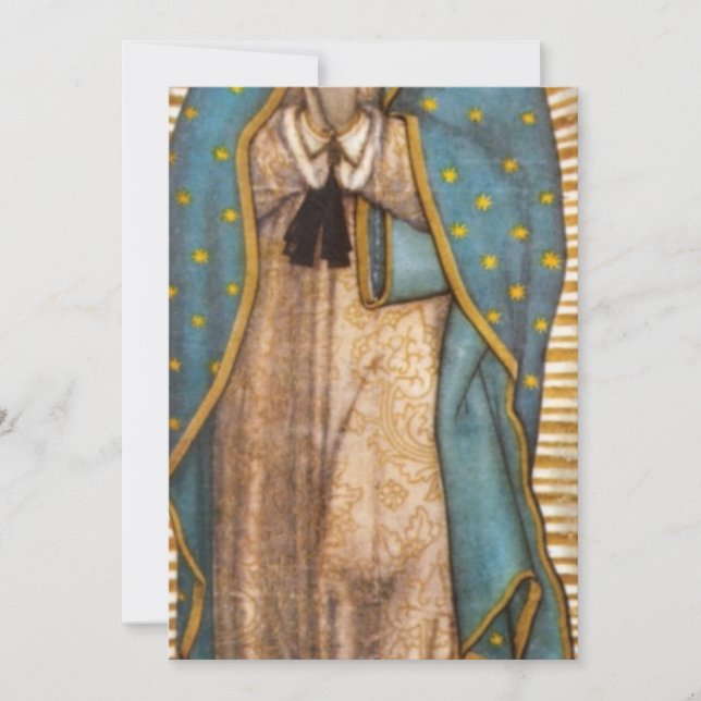 Invitación Nuestra Señora De Guadalupe (Anverso)