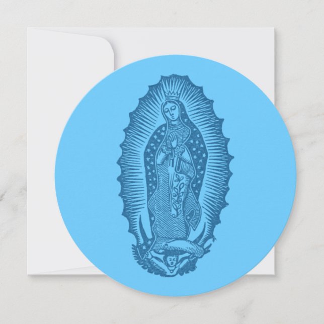 Invitación Nuestra Señora de Guadalupe (Anverso)