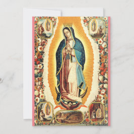 Invitación Nuestra Señora De Guadalupe Arte Radiante