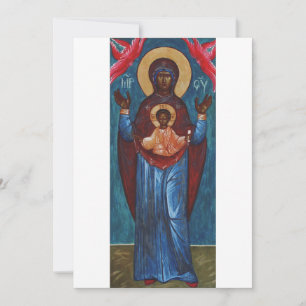 Invitación Nuestra Señora del Signo Impresión de Arte de Luz
